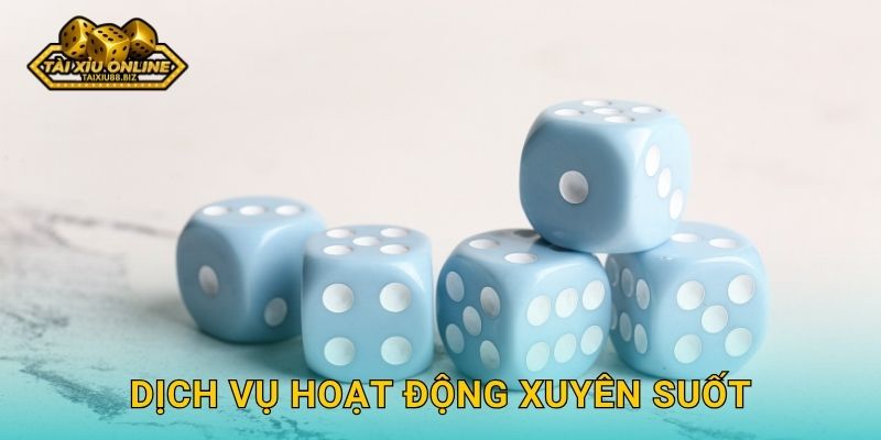 Tài Xỉu 24/7 - Cá cược không ngừng nghỉ tại Tài xỉu online 2 Dịch vụ hoạt động xuyên suốt